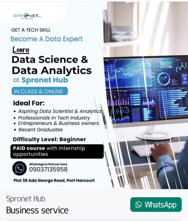 Learn Data Analytics and Unlock Global Career Opportunities-Outright Payment