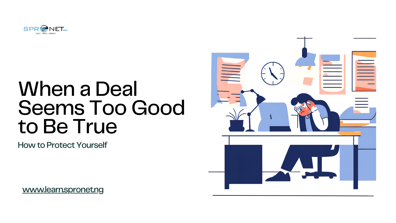When a Deal Seems Too Good to Be True: How to Protect Yourself